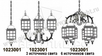 Садово-парковые светильники 1023 в Алматы 1