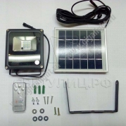 Прожектор светодиодный на солнечной батарее 10 Вт - 5859